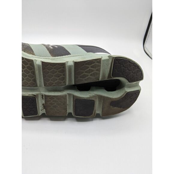 On Men's Cloudrunner Sneakers, Alloy/Moss, 10.5 Medium US - Picture 13 of 15